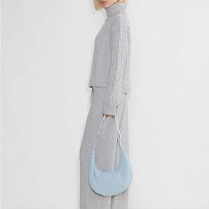 Aritzia Light Blue Hobo Crossbody Phobe Bag